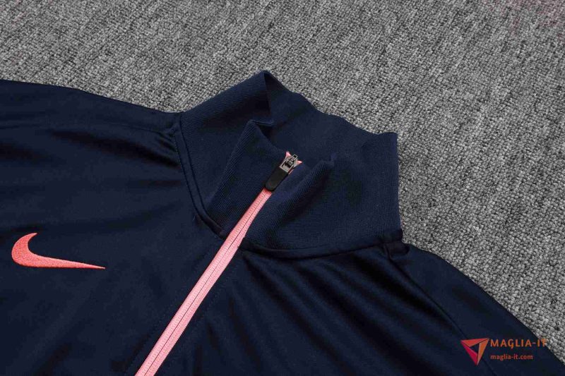 Insieme Tuta Calcio Giacca FC Barcellona 2025/2026 Blu/Rosa - immagine 6