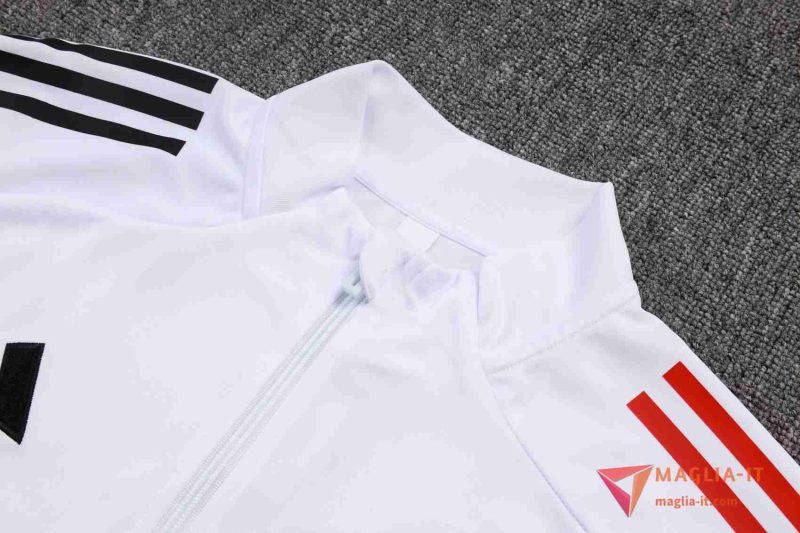 Insieme Tuta Calcio Giacca Ajax 2025/2026 Bianco/Nero/Rosso - immagine 6