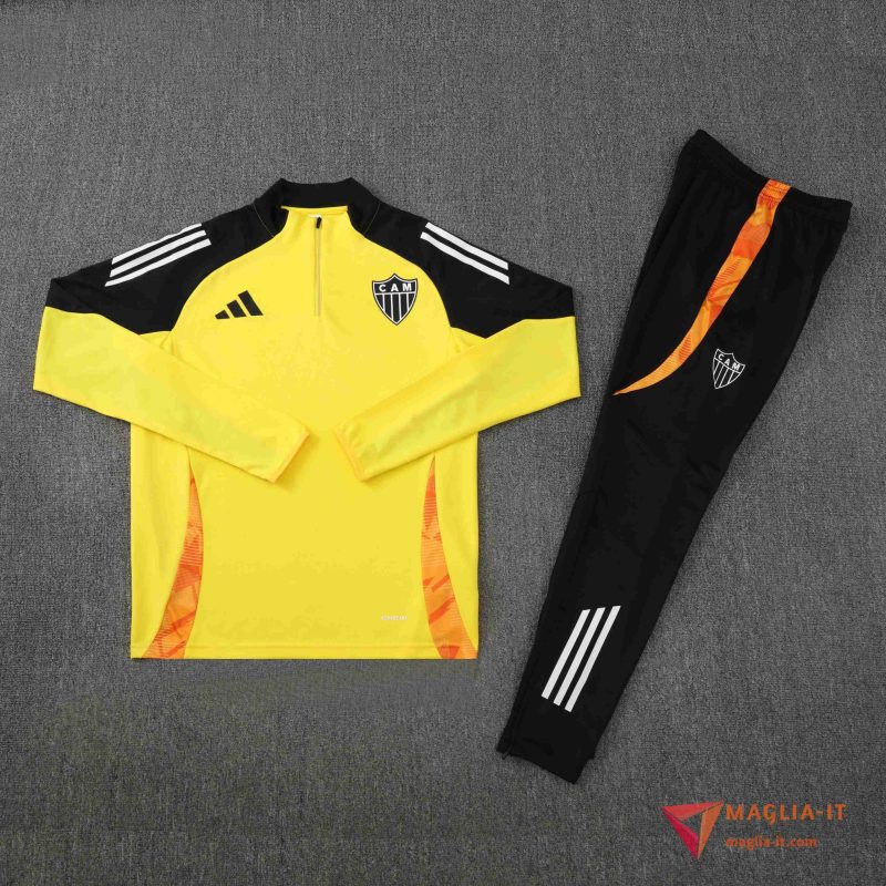 Insieme Tuta Calcio Atletico Mineiro 2025/2026 Giallo/Nero - immagine 3