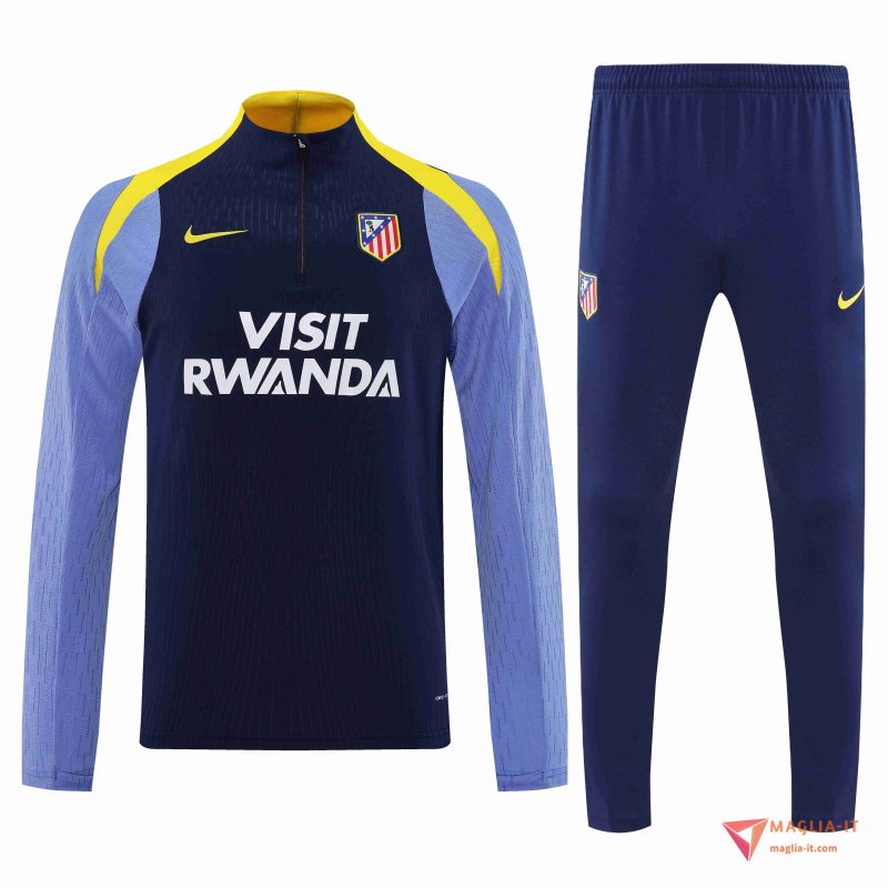 Insieme Tuta Calcio Atletico Madrid 2025/2026 Blu/viola/Giallo - immagine 3