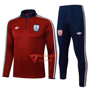 Insieme Tuta Calcio Arsenal 2025/2026 Rosso/Blu/Bianco