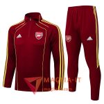 Insieme Tuta Calcio Arsenal 2025/2026 Rosso/Giallo