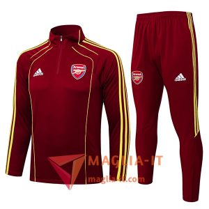 Insieme Tuta Calcio Arsenal 2025/2026 Rosso/Giallo