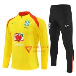 Insieme Tuta Calcio Brasile 2025/2026 Giallo/Arancia