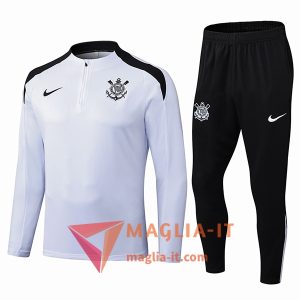 Insieme Tuta Calcio Corinthians 2025/2026 Bianco/Nero