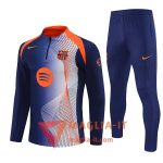 Insieme Tuta Calcio FC Barcellona 2025/2026 Blu/Arancia