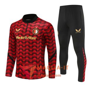 Insieme Tuta Calcio Feyenoord 2025/2026 Rosso/Nero