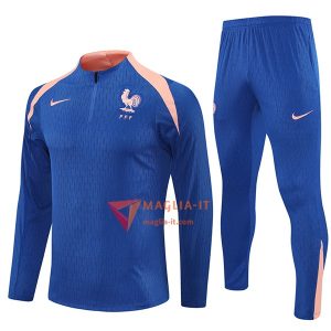 Insieme Tuta Calcio Francia Blu/Rosa 2025/2026