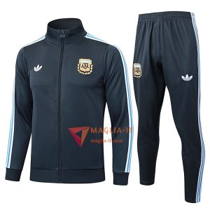 Insieme Tuta Calcio Giacca Argentina 2025/2026 Grigio Scuro