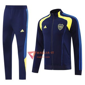 Insieme Tuta Calcio Giacca Boca Juniors 2025/2026 Blu/Giallo