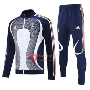 Insieme Tuta Calcio Giacca Francia 2025/2026 Blu/Bianco/Rosso