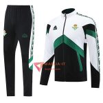 Insieme Tuta Calcio Giacca Real Betis 2025/2026 Bianco/Nero/Verde