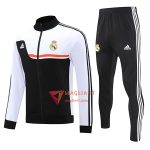 Insieme Tuta Calcio Giacca Real Madrid 2025/2026 Nero/Bianco/Arancia