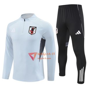 Insieme Tuta Calcio Giappone 2025/2026 Grigio Chiaro