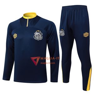 Insieme Tuta Calcio Santos 2025/2026 Blu/Giallo