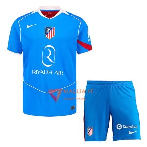 Kit Maglia Atletico Madrid Terza 2025/2026 + Pantaloncini