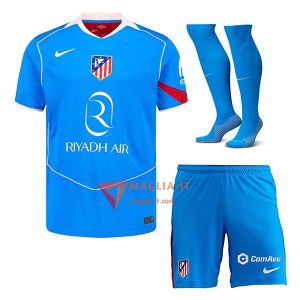 Kit Maglia Atletico Madrid Terza 2025/2026 (Pantaloncini + Calzini)