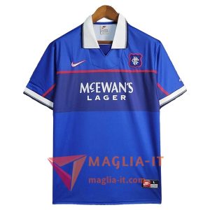 Maglietta Calcio Rangers FC Retro Prima 1997/1999 Vintage