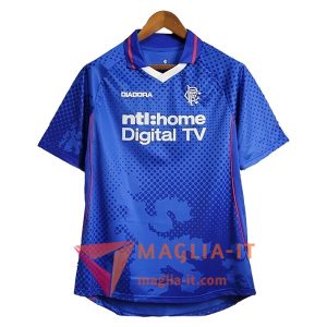 Maglietta Calcio Rangers FC Retro Prima 2002/2003 Vintage