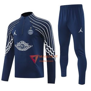 Nuova Insieme Tuta Calcio PSG 2025/2026 Blu Reale