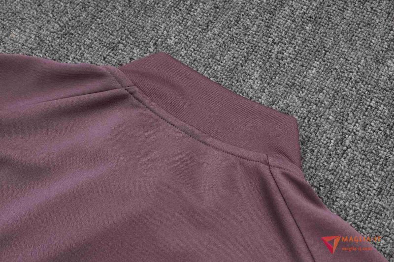 Insieme Tuta Calcio Giacca Manchester United 2025/2026 viola/Bianco/Nero - immagine 2