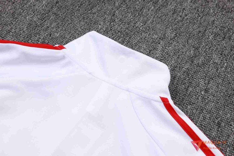 Insieme Tuta Calcio Giacca Bayern Monaco 2025/2026 Bianco/Rosso/Blu - immagine 6