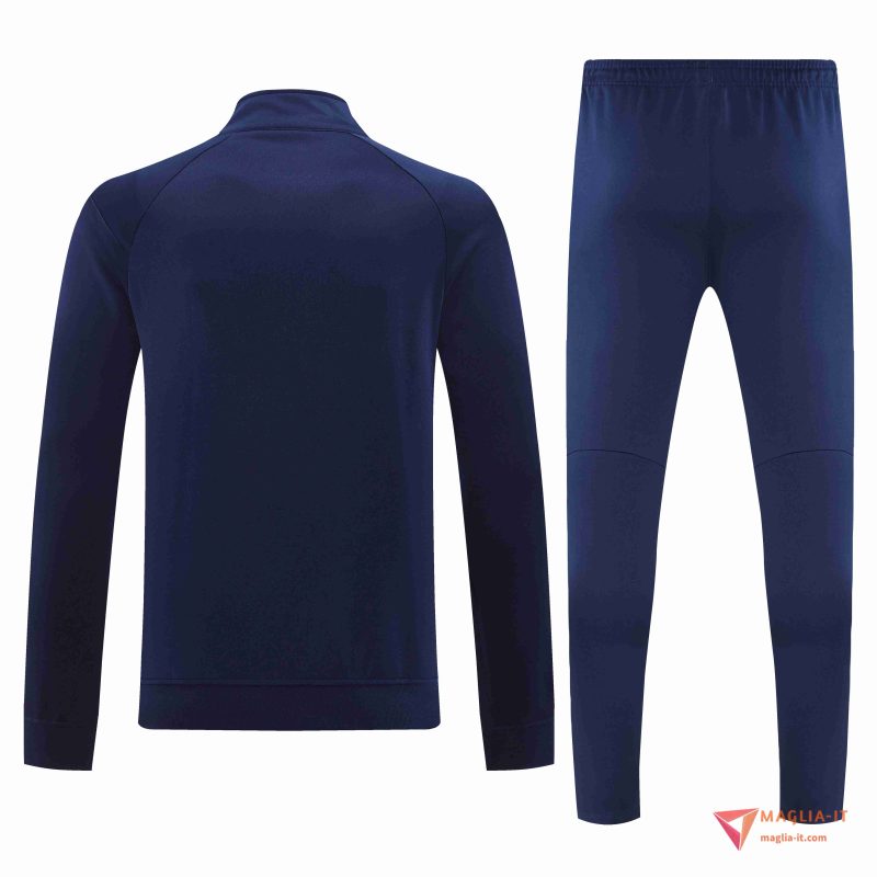 Insieme Tuta Calcio Giacca Real Madrid 2025/2026 Blu/Bianco - immagine 2