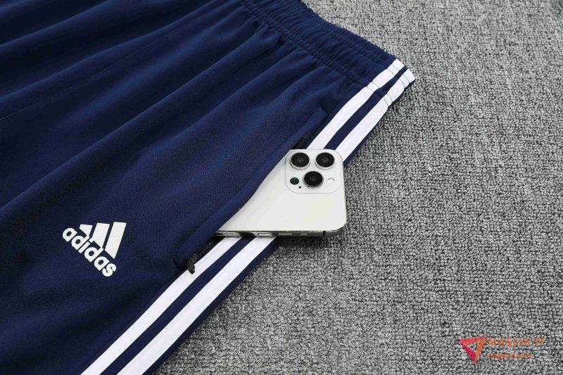 Insieme Tuta Calcio Giacca Real Madrid 2025/2026 Bianco/Blu - immagine 2