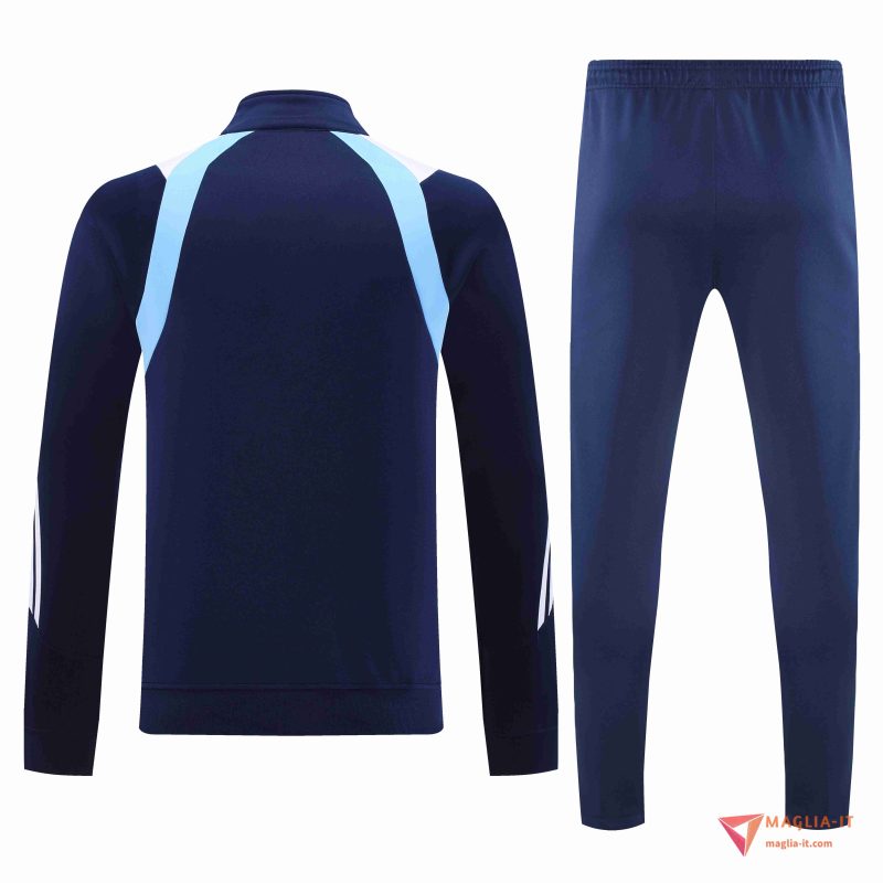 Insieme Tuta Calcio Giacca Real Madrid 2025/2026 Bianco/Blu - immagine 4