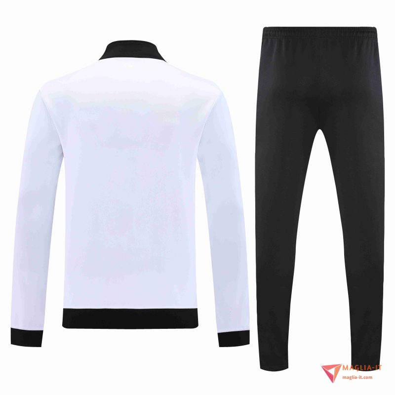 Insieme Tuta Calcio Giacca Real Madrid 2025/2026 Nero/Bianco/Arancia - immagine 4