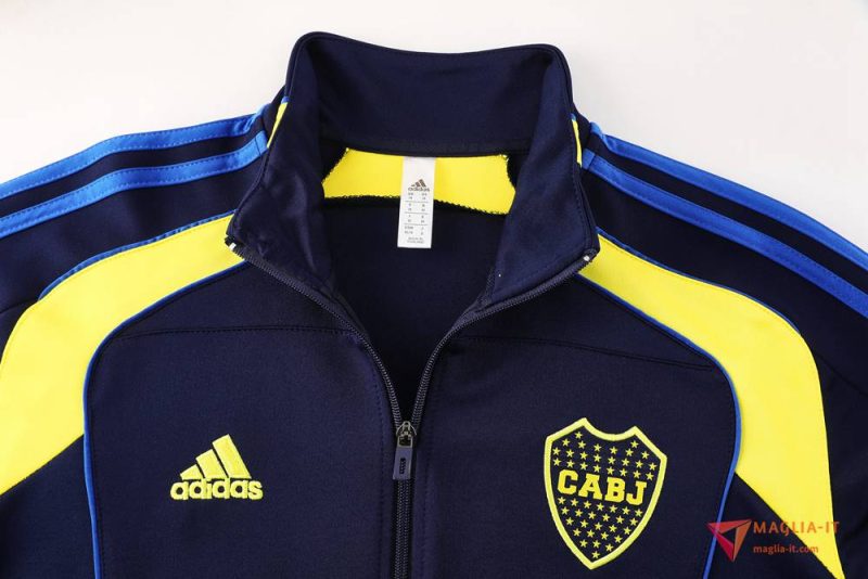 Insieme Tuta Calcio Giacca Boca Juniors 2025/2026 Blu/Giallo - immagine 6