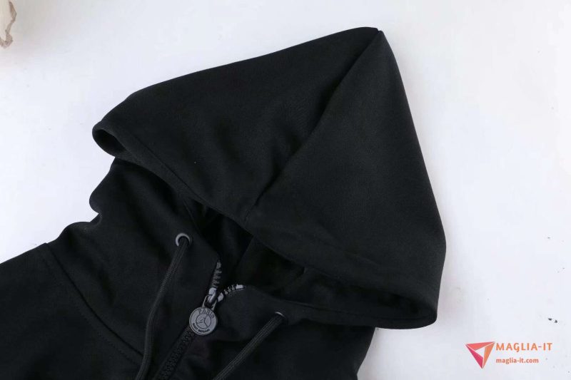 Insieme Giacca Con Cappuccio Tuta Giacca A Vento PSG 2025/2026 Nero/viola - immagine 6