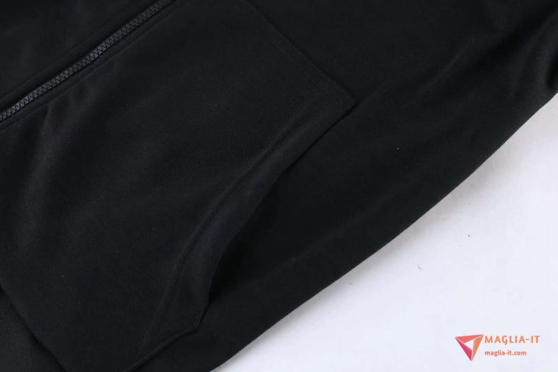 Insieme Giacca Con Cappuccio Tuta Giacca A Vento PSG 2025/2026 Nero/viola - immagine 2