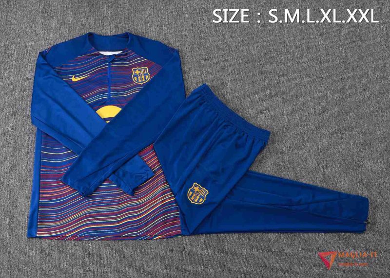 Insieme Tuta Calcio FC Barcellona 2025/2026 Blu - immagine 5