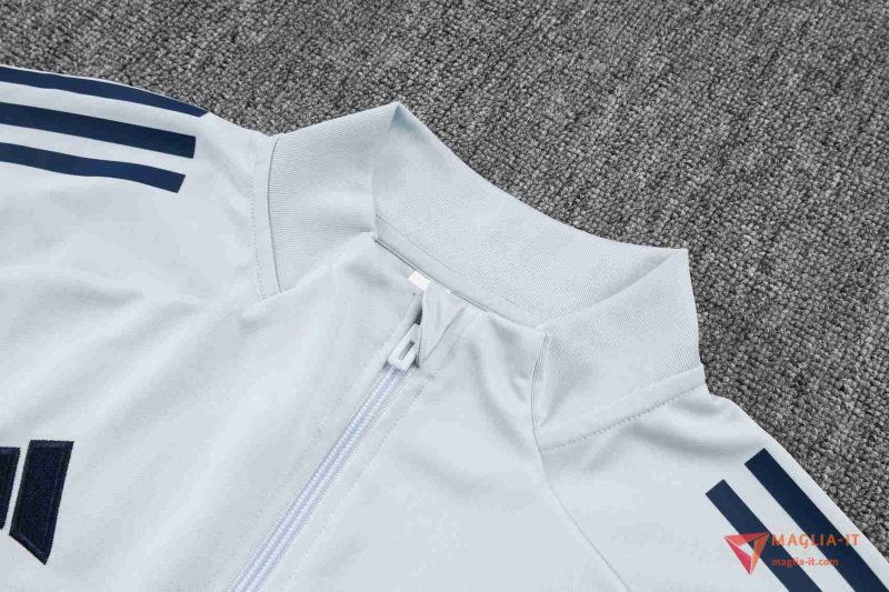 Insieme Tuta Calcio Giacca Arsenal 2025/2026 Grigio/Blu - immagine 6